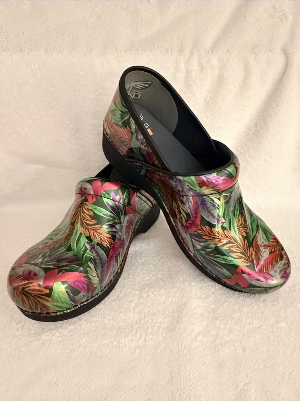NEW Dansko XP 2.0 Clog Womens EU 41 US 10 10.5 11 Tropical Garden Floral Patent